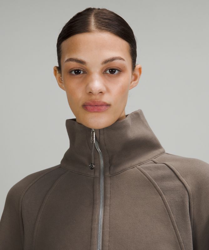 Scuba Oversized Funnel Neck Half Zip