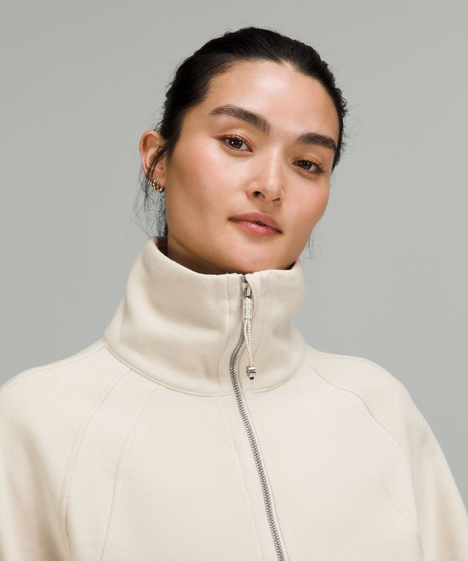 Scuba Oversized Funnel Neck Half Zip