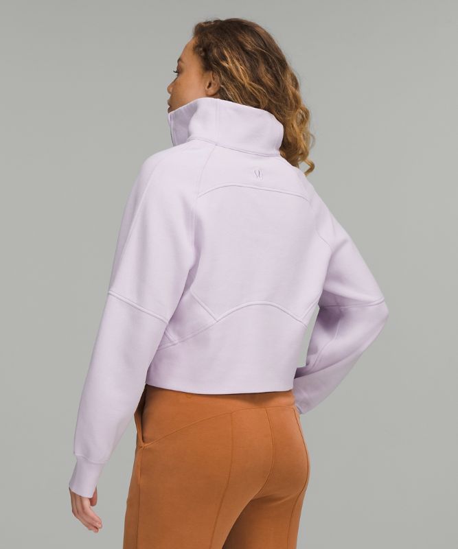 Scuba Oversized Funnel Neck Half Zip