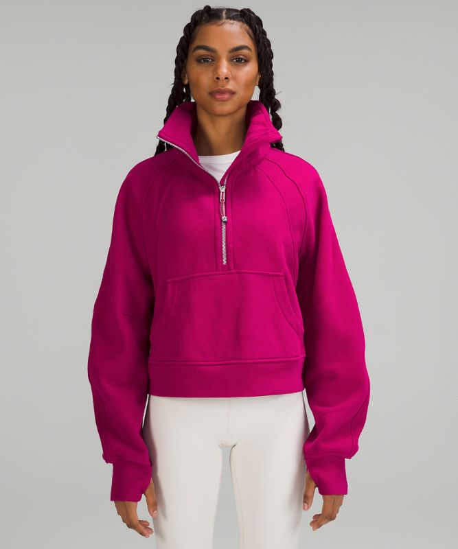 Scuba Oversized Funnel Neck Half Zip