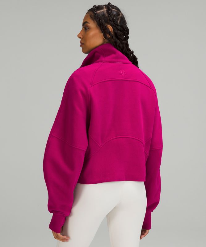 Scuba Oversized Funnel Neck Half Zip