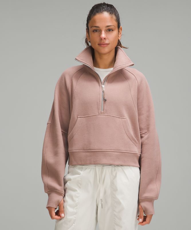 Scuba Oversized Funnel Neck Half Zip