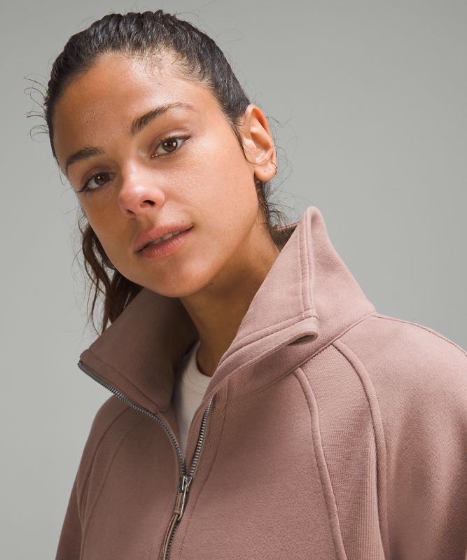 Scuba Oversized Funnel Neck Half Zip