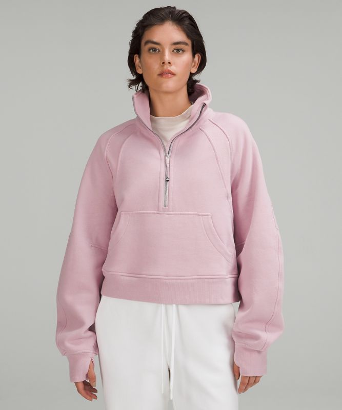 Scuba Oversized Funnel Neck Half Zip