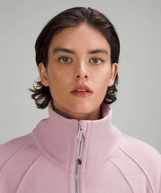 Scuba Oversized Funnel Neck Half Zip