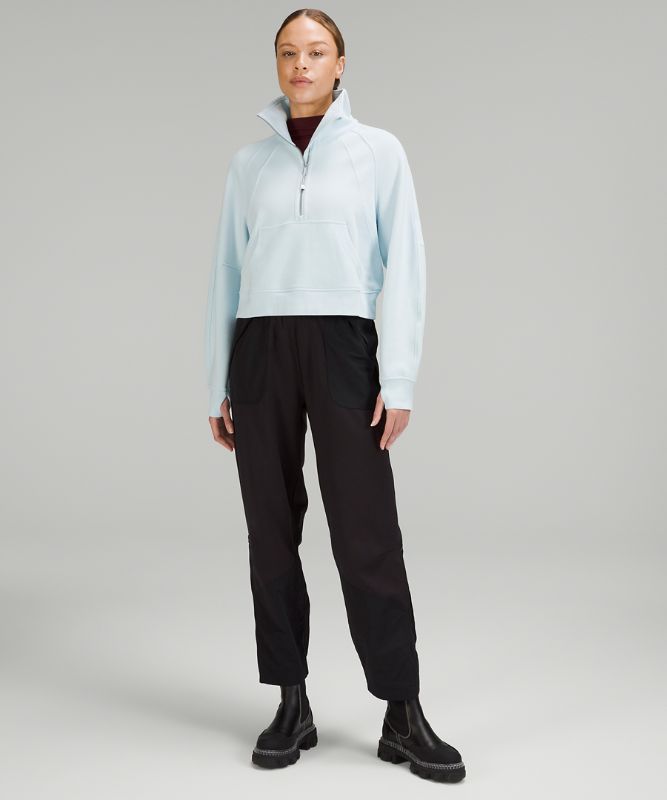 Scuba Oversized Funnel Neck Half Zip