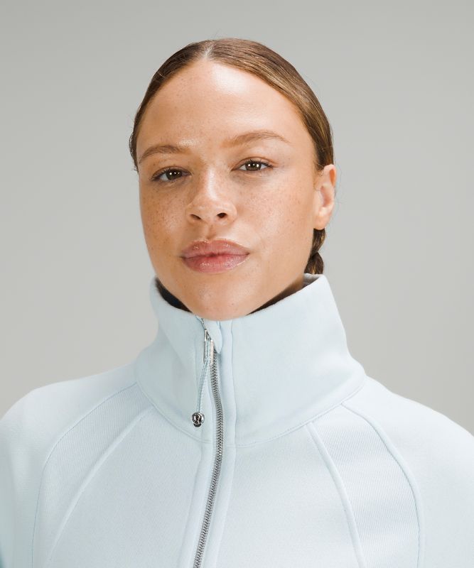 Scuba Oversized Funnel Neck Half Zip