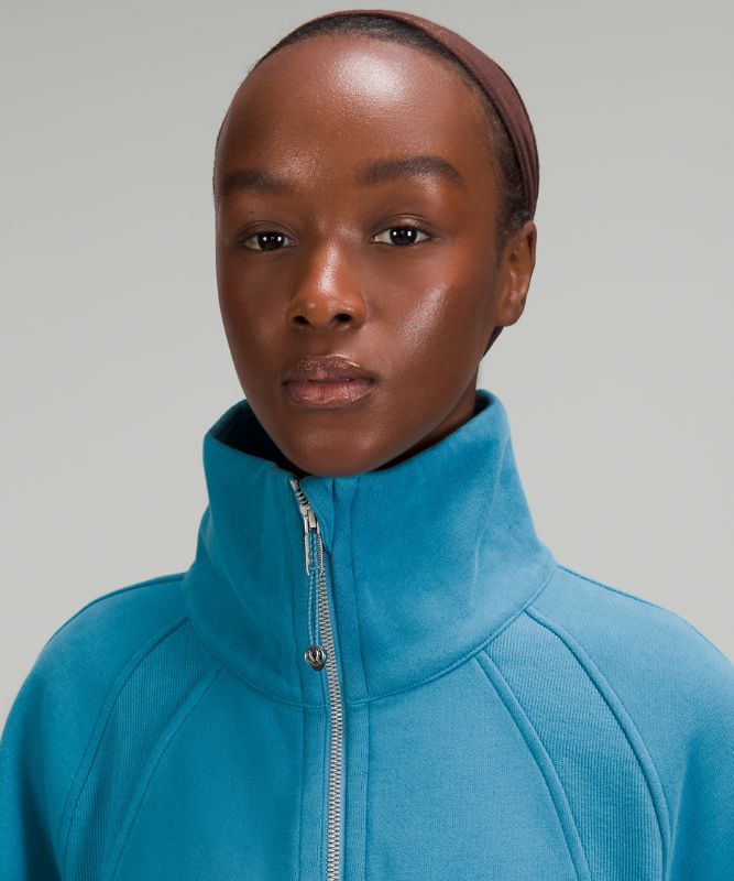 Scuba Oversized Funnel-Neck Half Zip