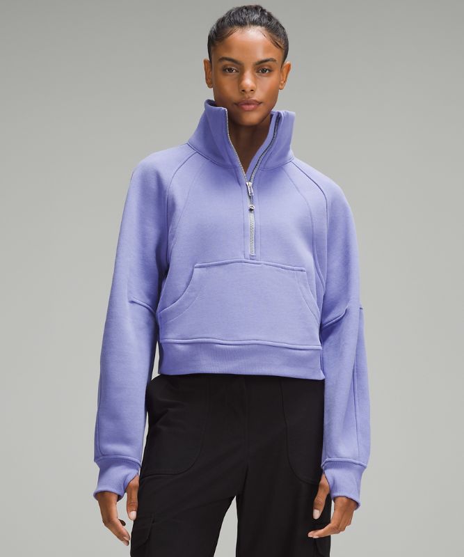 Scuba Oversized Funnel-Neck Half Zip