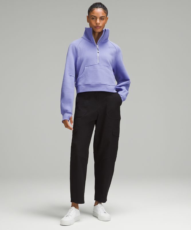 Scuba Oversized Funnel-Neck Half Zip