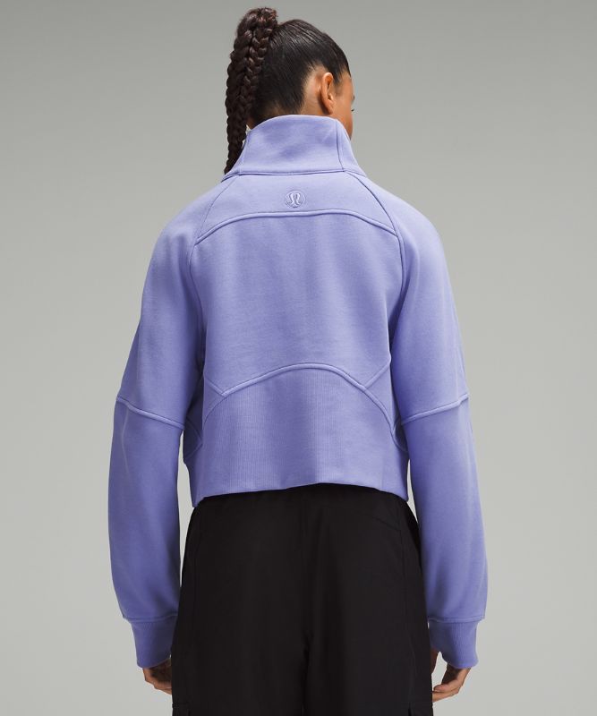 Scuba Oversized Funnel-Neck Half Zip