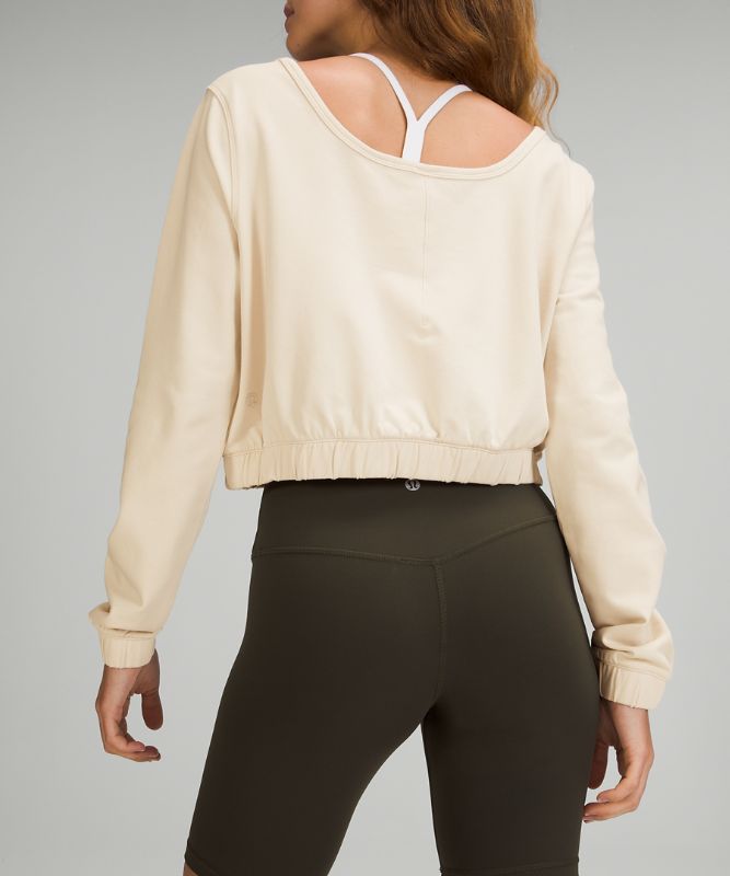 Square Neck Cropped Pullover