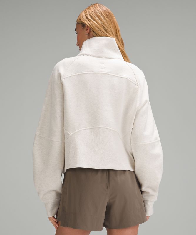 Scuba Oversized Funnel-Neck Half Zip