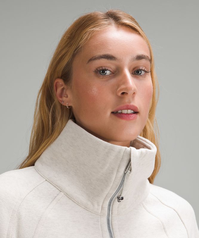 Scuba Oversized Funnel-Neck Half Zip