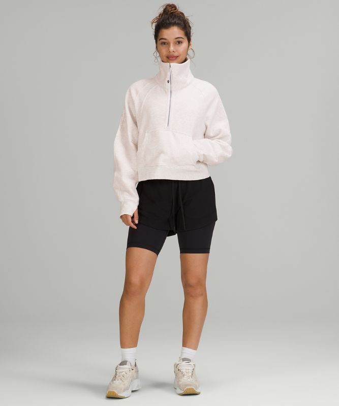 Scuba Oversized Funnel Neck Half Zip