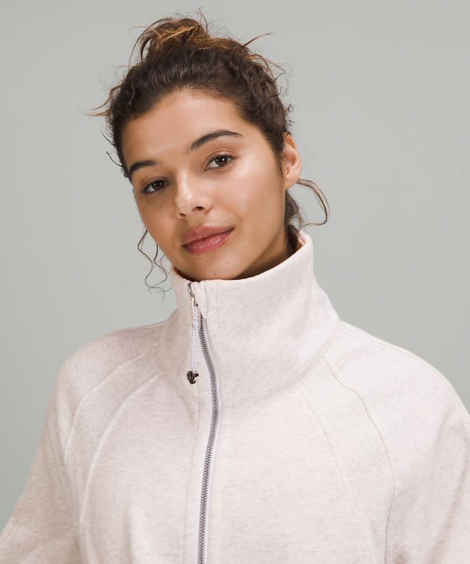 Scuba Oversized Funnel Neck Half Zip