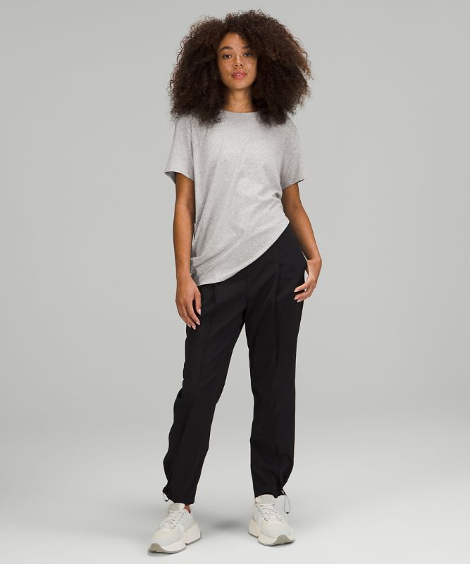 LA Asymmetrical Relaxed Crew T-Shirt