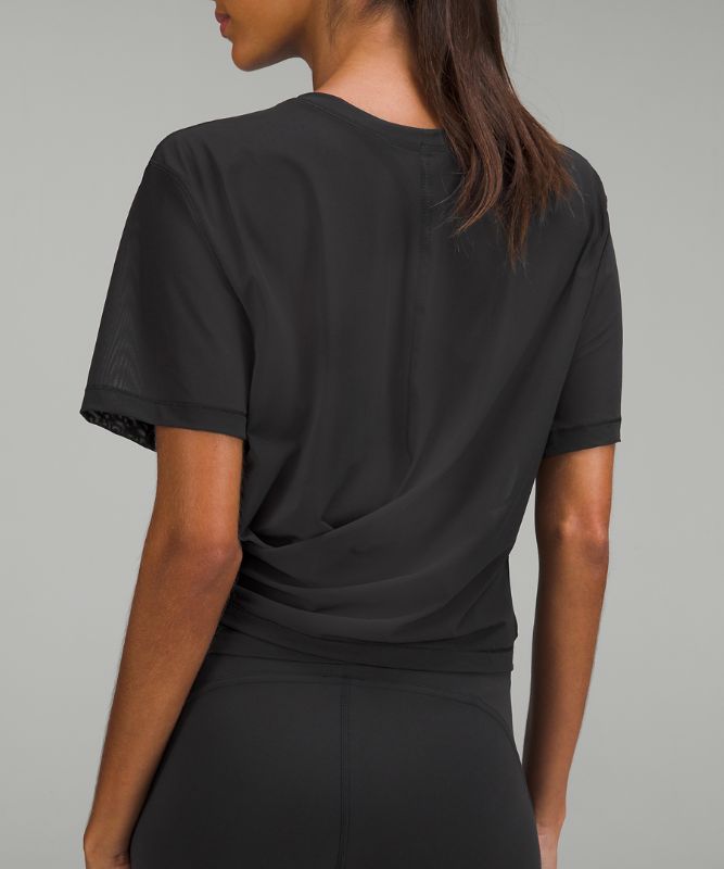 Lightweight Mesh Reversible Yoga T-Shirt