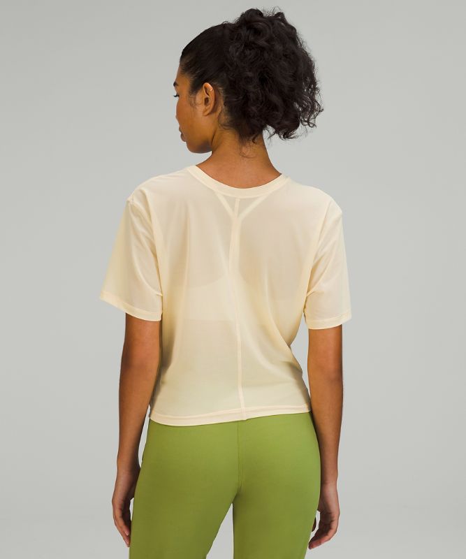 Lightweight Mesh Reversible Yoga T-Shirt