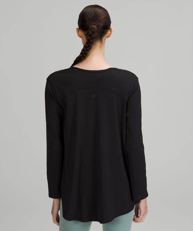 Nulu Relaxed-Fit Yoga Long Sleeve Shirt