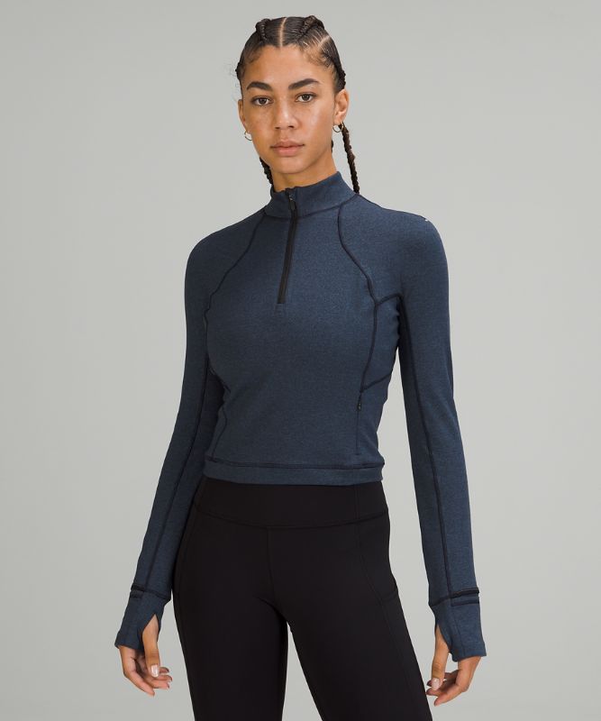 Lululemon It's newest Rulu Run Cropped 1/2 Zip