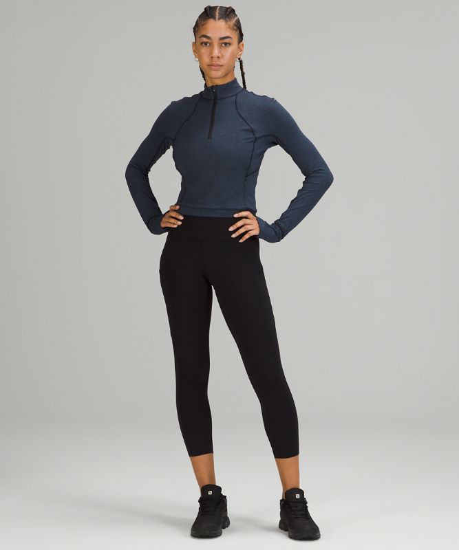 It's Rulu Run Cropped Half-Zip