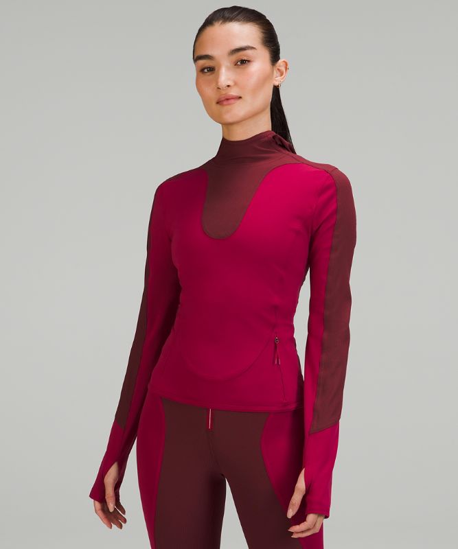 Ribbed Nulux Long Sleeve Skiing Pullover