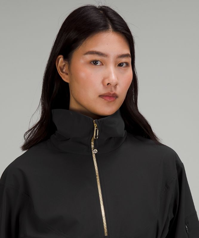 New Year Tied Waist Half-Zip Track Jacket