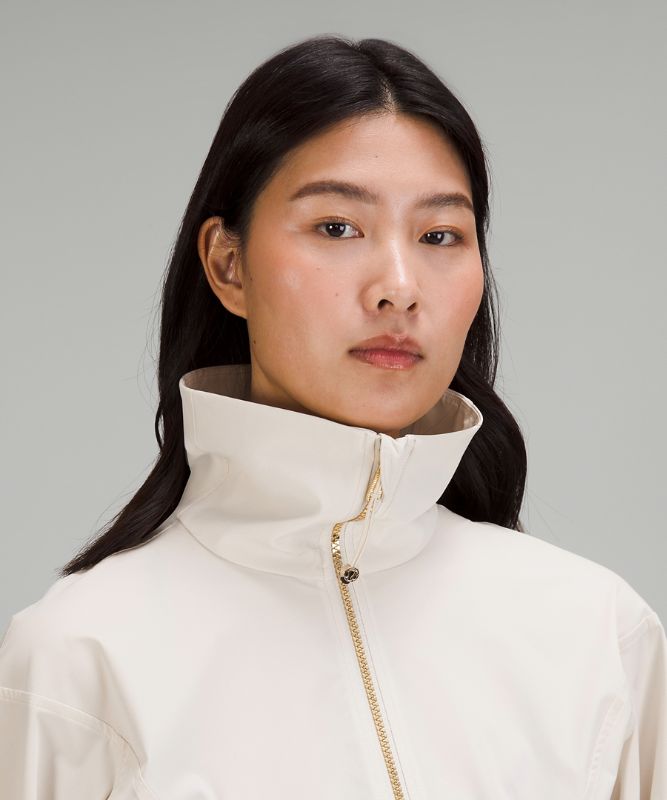 New Year Tied Waist Half-Zip Track Jacket