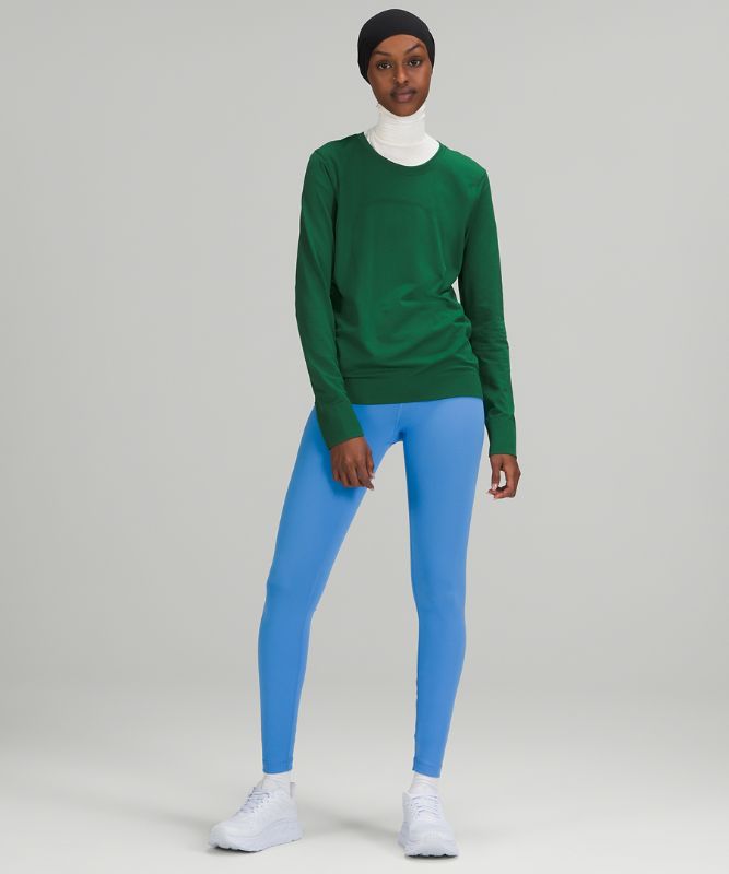 Swiftly Relaxed Long Sleeve  Everglade Green/Everglade Green