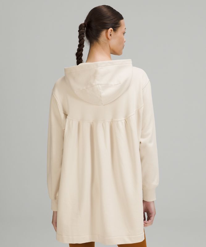 New Year Relaxed-Fit Hooded Tunic