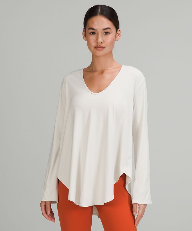 Nulu Relaxed-Fit Yoga Long Sleeve Shirt