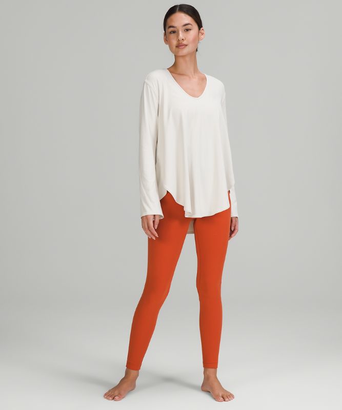 Nulu Relaxed-Fit Yoga Long Sleeve Shirt