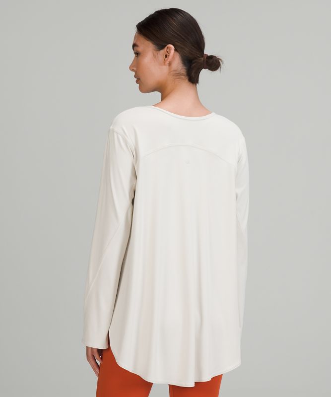 Nulu Relaxed-Fit Yoga Long Sleeve Shirt