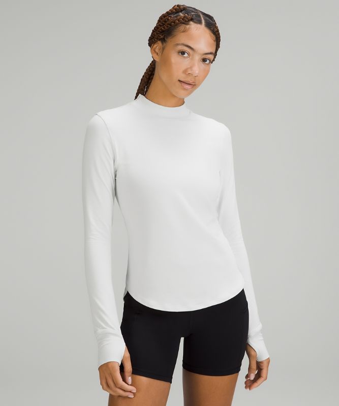 Rulu Running Long-Sleeve Mock Neck Shirt