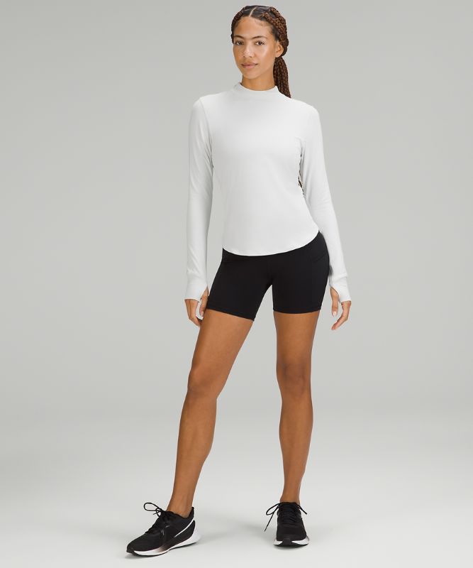 Rulu Running Long-Sleeve Mock Neck Shirt