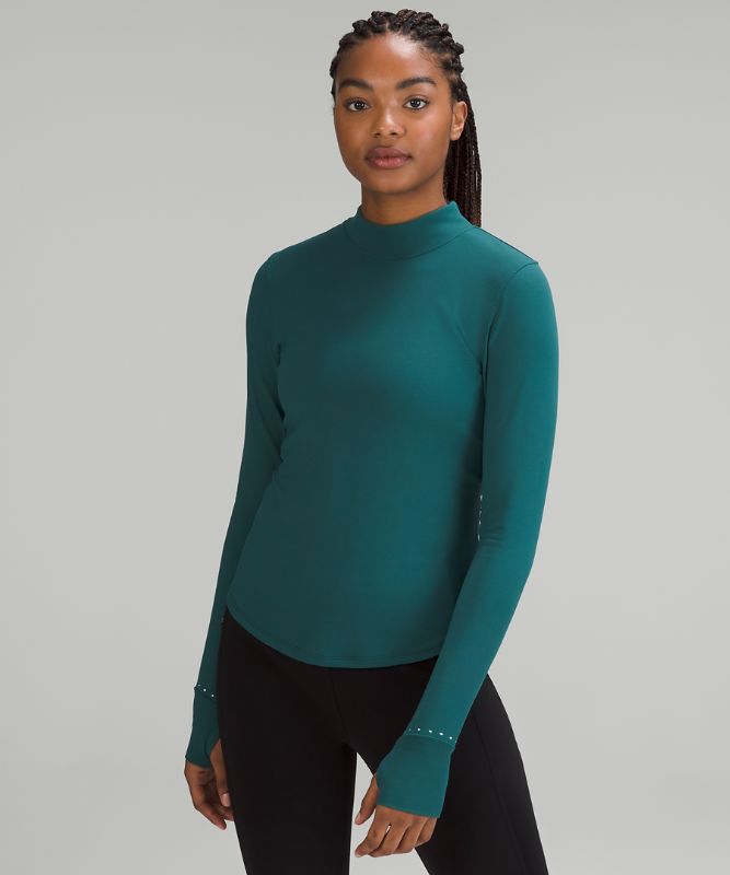 Rulu Running Long-Sleeve Mock Neck Shirt