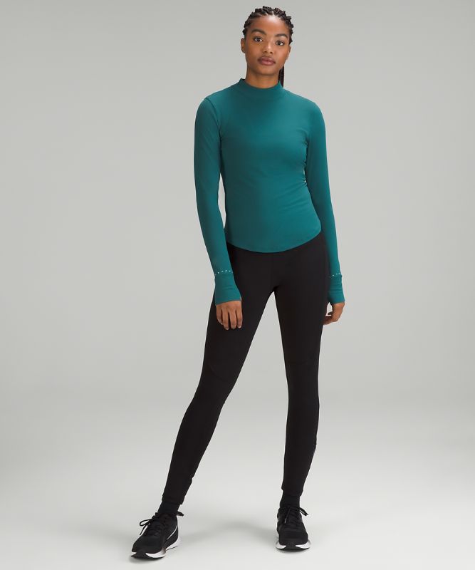 Rulu Running Long-Sleeve Mock Neck Shirt