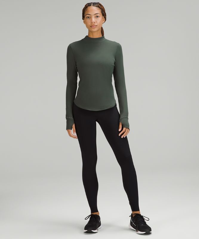 Rulu Running Long-Sleeve Mock Neck Shirt