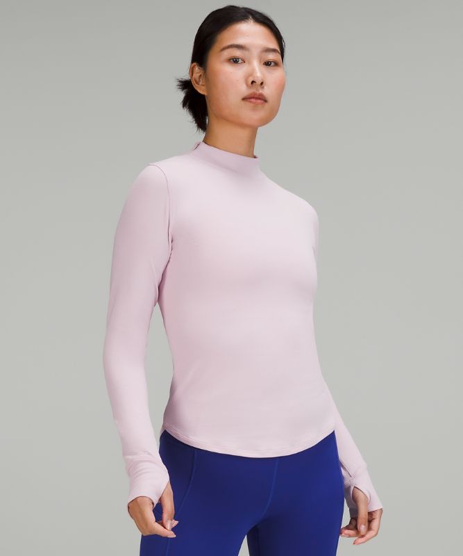 Rulu Running Long-Sleeve Mock Neck Shirt