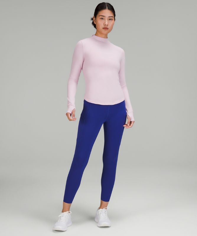 Rulu Running Long-Sleeve Mock Neck Shirt