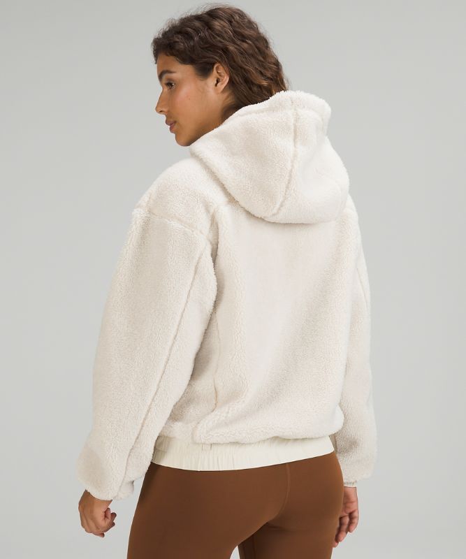 Textured Fleece Reversible Jacket