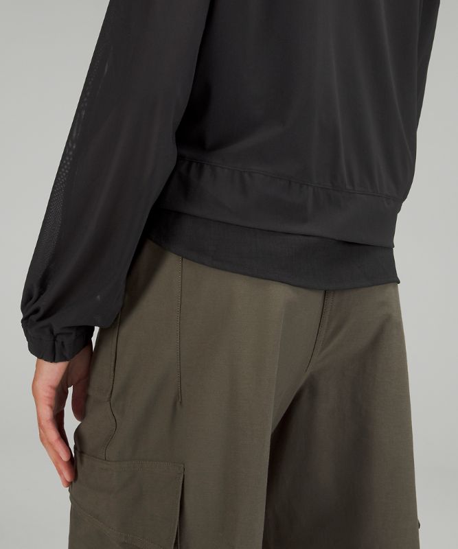 Lightweight Mesh Half-Zip Pullover