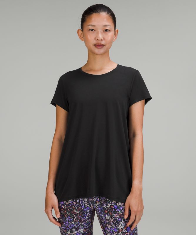 Modal Open Up Tie Back T-Shirt