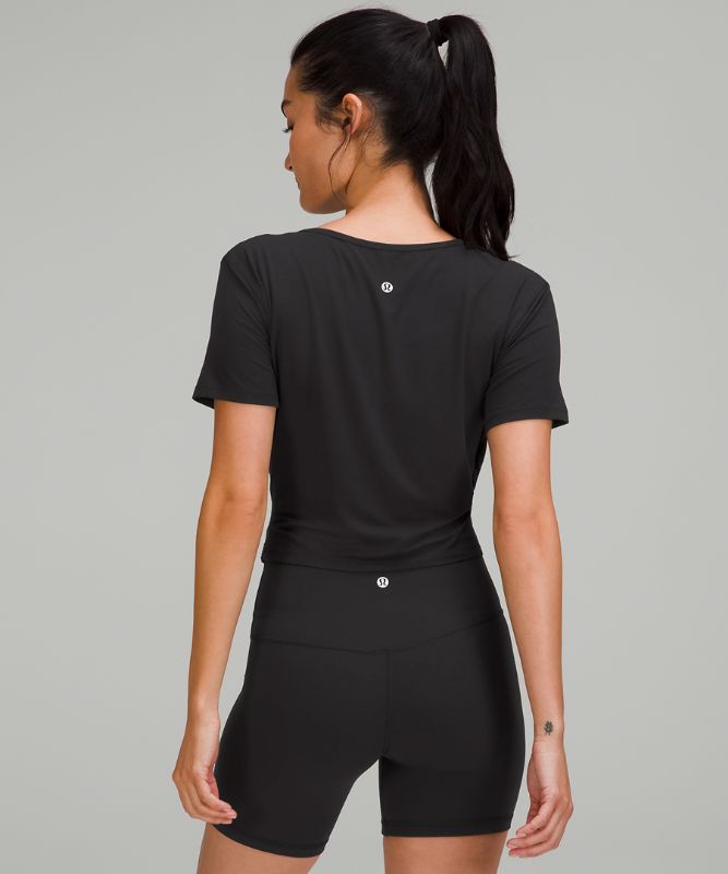 Modal-Blend Yoga Short Sleeve Shirt