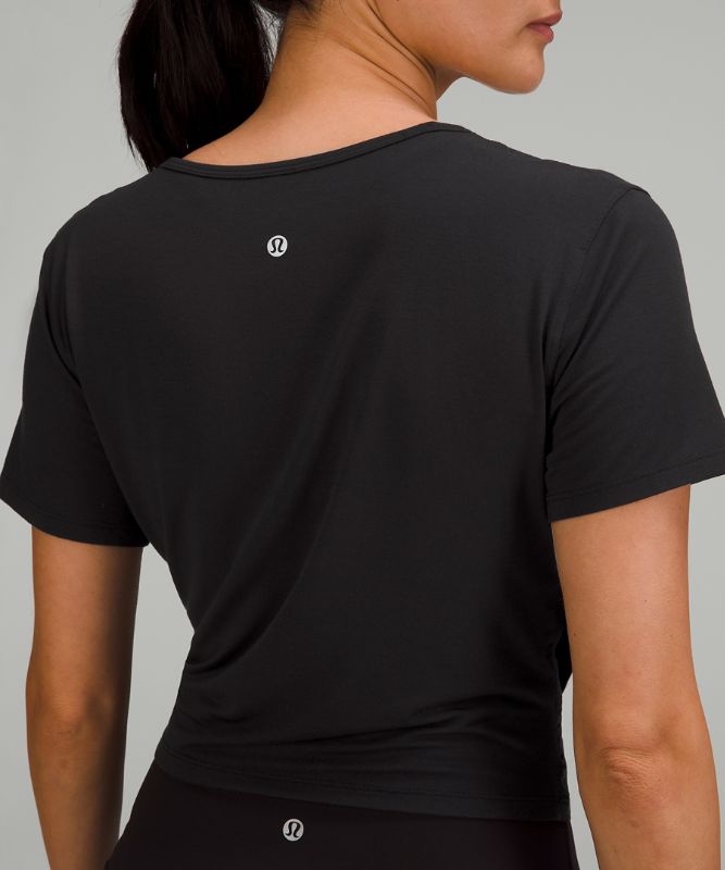 Modal-Blend Yoga Short Sleeve Shirt