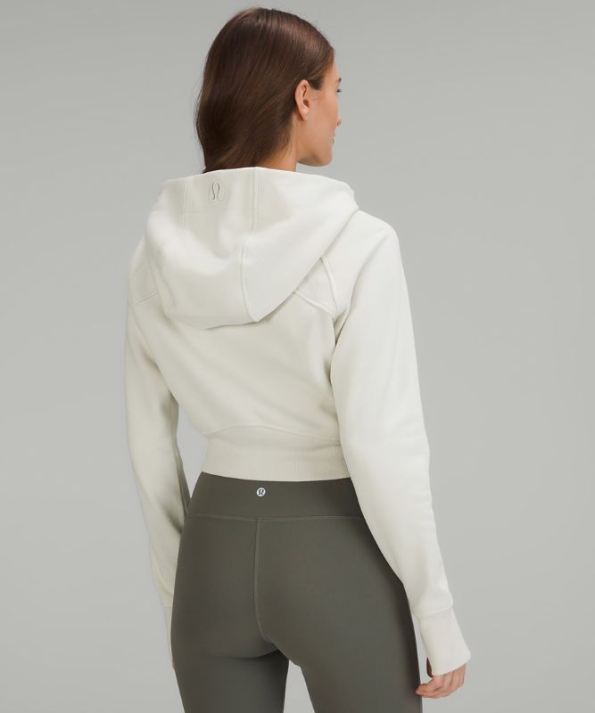 Scuba Full-Zip Cropped Hoodie