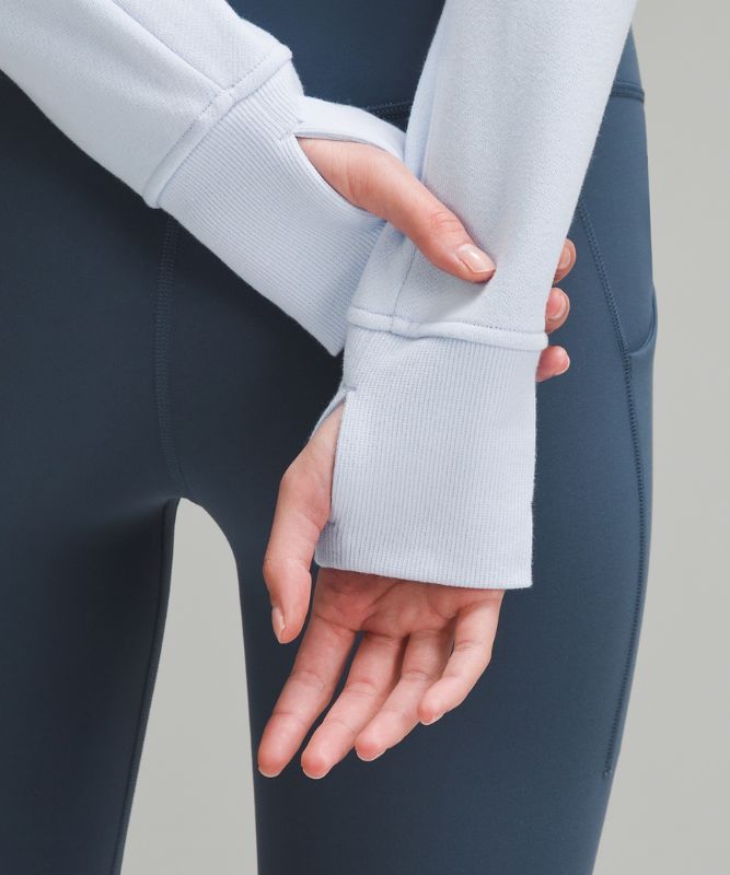 Scuba Full-Zip Cropped Hoodie
