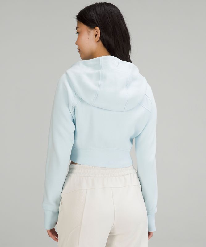 Scuba Full-Zip Cropped Hoodie