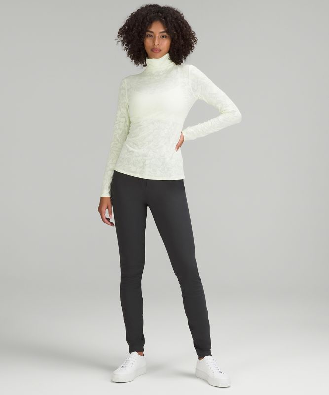 Slim-Fit Jacquard Turtleneck